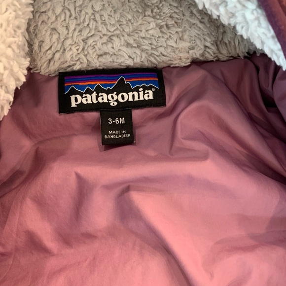 Patagonia Purple Infant Puffy Snowsuit - Picture 2 of 2